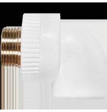 Угольник комбинированный Pro Aqua d=32-1 PP-R НР Белый (PA27018P)