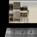 Переходник STOUT под ключ ВН никелированный 1/2 x3/8 (SFT-0073-001238)