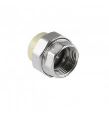 Муфта комбинированная Pro Aqua d=25-1/2 PP-R разъемная (американка) ВР Серая (PA20012G)