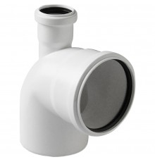 Pro Aqua ST10010587UW Stilte D 110x50/87,5 Отвод с выходом прямой Белый (ST10010587UW)
