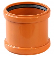 Pro Aqua PPH10110 Terra D 110 PP Муфта двойная для наружной канализации (PPH10110)