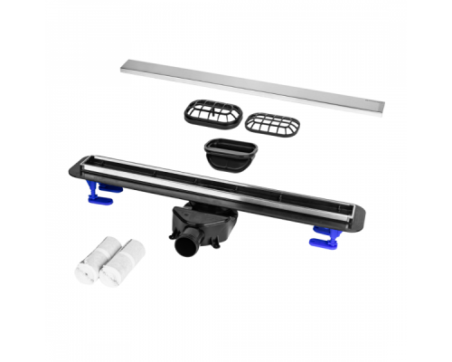 13702509 BETTOSERB Душевой лоток Betto Line 550 Хром матовый/полая под плитку, рамка хром (13702509)