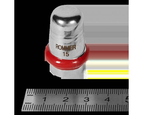 Заглушка ROMMER 15 из нержавеющей стали прессовой (RSS-0025-000015)