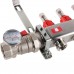 Коллектор из нержавеющей стали в сборе с расходомерами ROMMER 9 выходов (RMS-1210-000009)