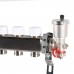 Коллектор из нержавеющей стали в сборе с расходомерами ROMMER 9 выходов (RMS-1210-000009)