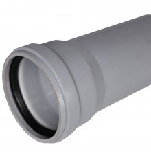 Труба канализационная бесшумная STOUT 110 х 2000 мм SKB-0002-110200 (SKB-0002-110200)