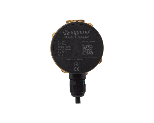 Насос циркуляционный AQUARIO для ГВС PRIME-151.5-80HW (5151)