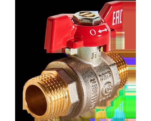Кран шаровой ROMMER НР/НР, ручка бабочка 1/2 (RBV-0007-2410215) Кран шаровой ROMMER НР/НР, ручка бабочка 1/2 (RBV-0007-2410215)