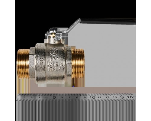 Кран шаровой полнопроходной STOUT SVB-0005-200032 НР/НР ручка рычаг 1 1/4 (SVB-0005-200032)