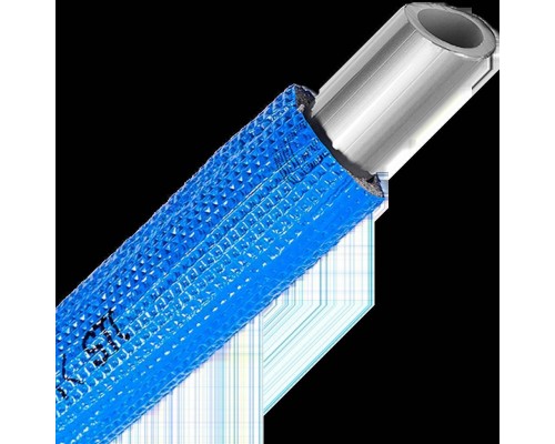 Труба STOUT SPI-0004-002028 20х2,8 (бухта 100 метров) PEX-a из сшитого полиэтилена с кислородным слоем, серая в теплоизоляции (синяя) (SPI-0004-002028) Труба STOUT SPI-0004-002028 20х2,8 (бухта 100 метров) PEX-a из сшитого полиэтилена с кислородным слоем, серая в теплоизоляции (синяя) (SPI-0004-002028)