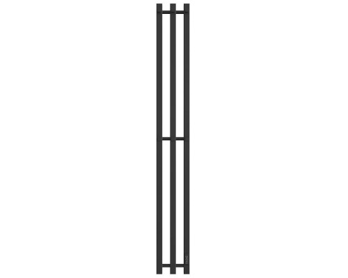 Полотенцесушитель STOUT электрический ROCK quadro 120*12 Черный матовый 3 опоры (SHQ-R2Q0-012012)