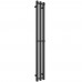 Полотенцесушитель STOUT электрический ROCK quadro 120*12 Черный матовый 3 опоры (SHQ-R2Q0-012012)