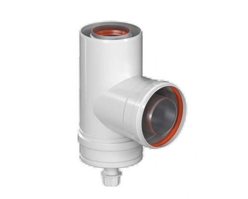 Конденсатоотводчик коаксиальный Т-образный ROMMER D 60/100 (RCA-6010-000103)