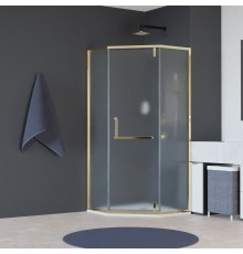 Душевой уголок RGW Hotel HO-084-G 90x90x195 см, профиль золото, стекло матовое