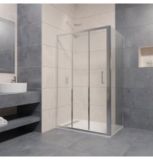 Душевой уголок RGW Passage PA-13+80 см (169-171)x80x195 профиль хром, стекло прозрачное