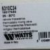 Watts Термостатический смеситель 3/4'' BH AQUAMIX (25-50*C) (10017420)