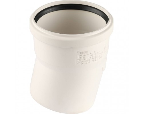 Отвод REHAU RAUPIANO PLUS диам. 110 на 15° 11231321001 (11231321001)