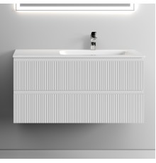 Тумба с раковиной Sancos Snob T 100 см, R, bianco