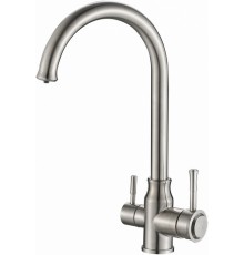 Смеситель для кухни Steel Hammer SH 763 INOX