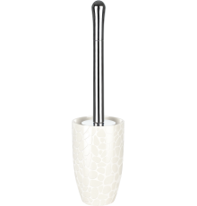 Ершик Spirella Darwin Pebble 1014659 белый, хром
