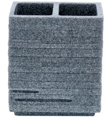Стакан Ridder Brick 22150207 для зубных щеток, серый