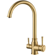 Смеситель для кухни Steel Hammer SH 763 INOX BRONZE PVD