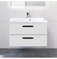Тумба с раковиной BelBagno Aurora 80 bianco lucido