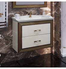 Тумба с раковиной Opadiris Карат 80 золото