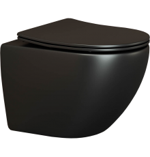 Унитаз подвесной Ceramicanova Metropol CN4002MB безободковый