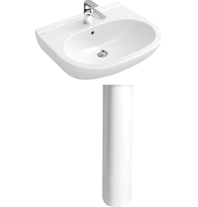 Раковина Villeroy   Boch O.Novo 51606001 alpin с пьедесталом