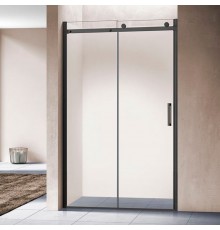 Душевая дверь в нишу Vincea Como VPS-1C120CLB 120 см, профиль черный, стекло прозрачное