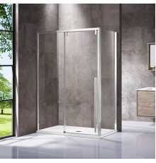 Душевой уголок Vincea Lugano VSR-1L1016CL-1 160х100 см, профиль хром