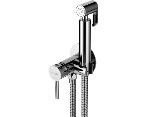 Гигиенический душ Wasserkraft A70138 со смесителем, С ВНУТРЕННЕЙ ЧАСТЬЮ, хром