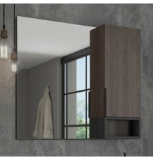 Зеркало Comforty Франкфурт 90, дуб шоколадно-коричневый