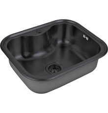 Мойка кухонная Zorg Inox PVD SZR 5848 GRAFIT графит