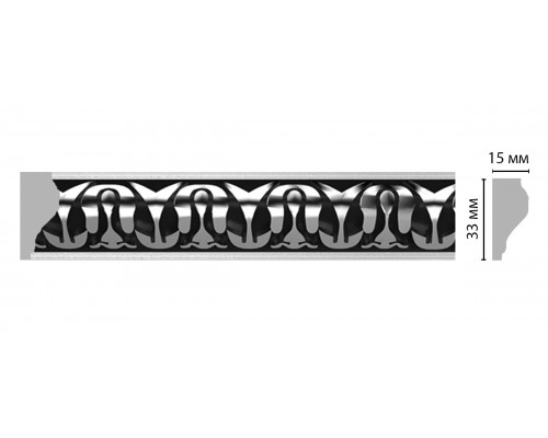 Молдинг DECOMASTER 101C-63 ДМ (33*15*2400 мм)
