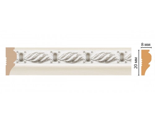 Молдинг DECOMASTER 103-15 (20*8*2400мм)
