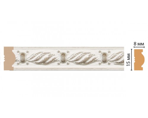 Молдинг DECOMASTER 105-14 (15*8*2400мм)