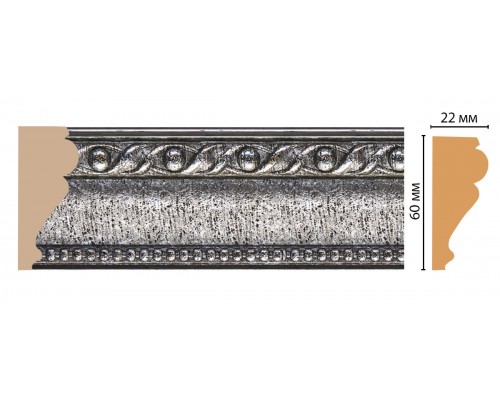 Молдинг DECOMASTER 161-44 ДМ (60*22*2400 мм)