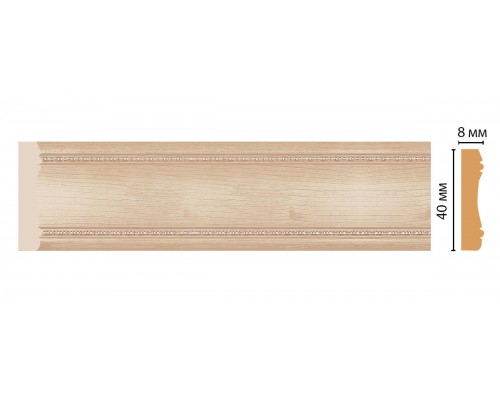 Молдинг DECOMASTER 187-11 (40*8*2400мм)