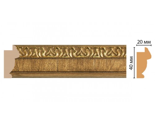 Багет DECOMASTER 807-4 (40*20*2900мм)