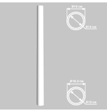 Колонна DECOMASTER 90118 (O 180*2400, вн.O 128мм)