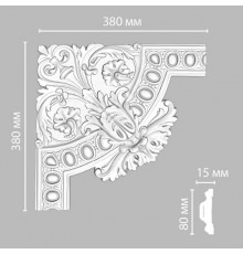 Угол DECOMASTER 98703-1 (380*380*40мм)
