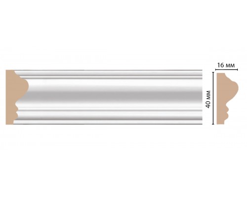Молдинг DECOMASTER D030-114ДМ (40*16*2400мм)