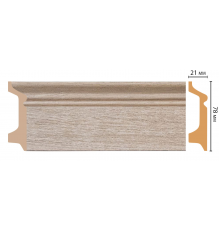 Плинтус напольный DECOMASTER D122-72ДМ (78*21*2400мм)