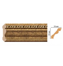 Плинтус потолочный DECOMASTER 123-43 (59*59*2400мм)