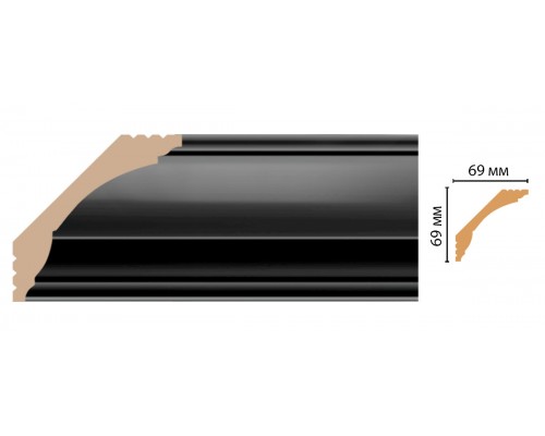 Плинтус потолочный DECOMASTER D100-195 (69*69*2400мм)