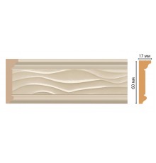 Плинтус потолочный DECOMASTER D219-61 (60*17*2400мм)