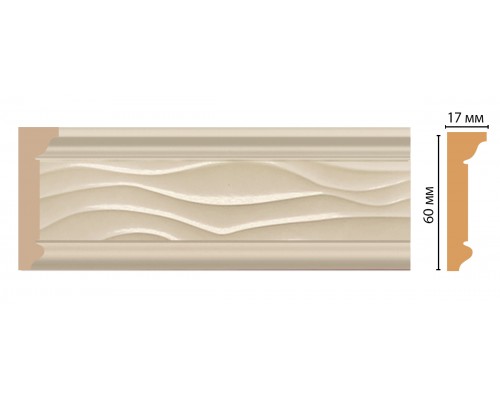 Плинтус потолочный DECOMASTER D219-61 (60*17*2400мм)
