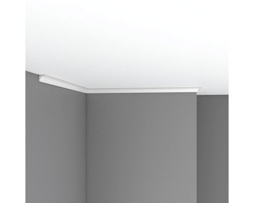 Плинтус потолочный гладкий DECOMASTER 96240 (16*16*2400мм)